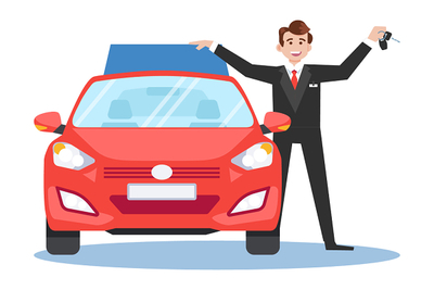 手繪卡通汽車素材 創(chuàng)意賦能汽車出租行業(yè)新視覺